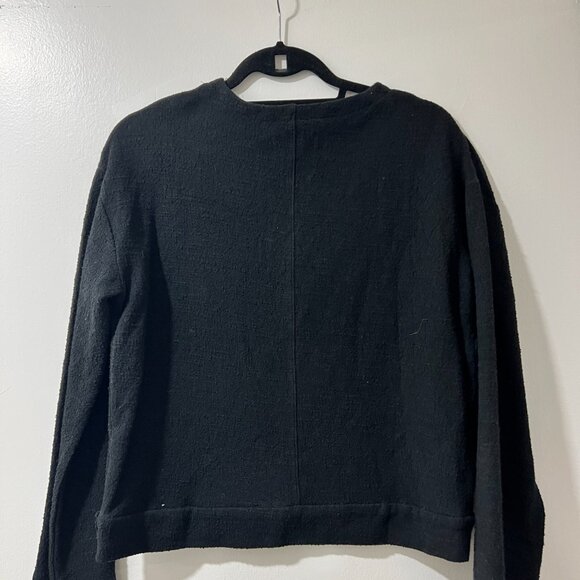 🖤✨ Madewell Texture & Thread Wrap Top - Black - Size M 🖤✨ - Picture 8 of 12